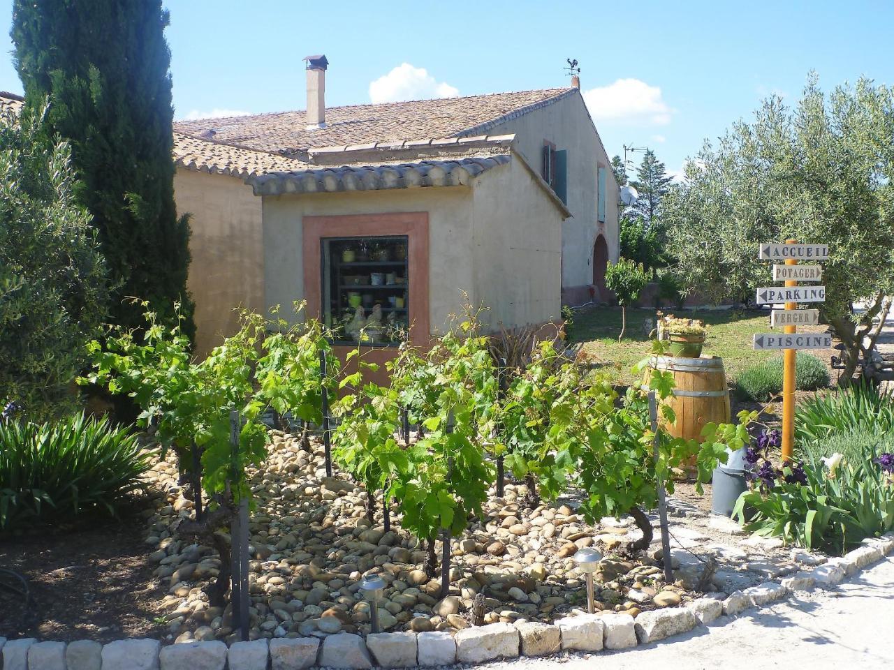 Le Mas De Gleyzes B&B de Charme Lédenon Exterior foto